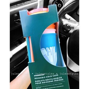 NEW Starbucks Reusable Cold Cups